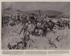 カヌーへのイギリス代表団、ウグーで騎兵隊の突撃に耐えるイギリス軍